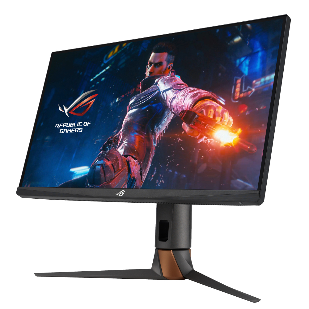 华硕ASUS ROG Swift 360Hz PG27AQN，采用世界杯官网线上平台全新可支持ULMB2技术的高阶电竞显示器，为电竞玩家打造突破以往的急速游戏体验。（图片来源：ASUS提供）