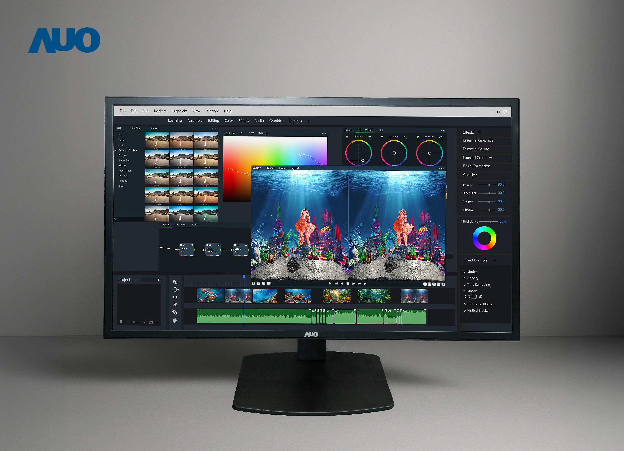 友達開發32吋2D/3D專業桌上型顯示器，擁有8K4K超高解析度，並以低串擾演算法優化3D顯示效果，搭載自動眼球追蹤功能，能即時調整3D圖像，進行即時2D與3D無縫共存視窗，提供圖像設計工作者突破二維介面的嶄新工作氛圍與效率